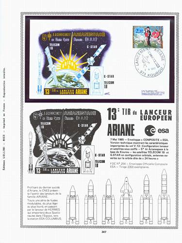 page kourou_347__ de album collection kourou de timbres