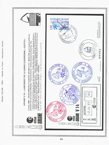 page number kourou_354__ from album kourou to collect stamps