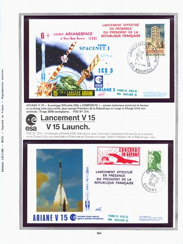 page kourou_364__ de album collection kourou de timbres