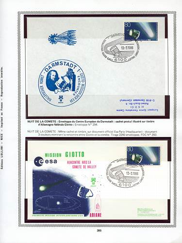 page kourou_385__ de album collection kourou de timbres
