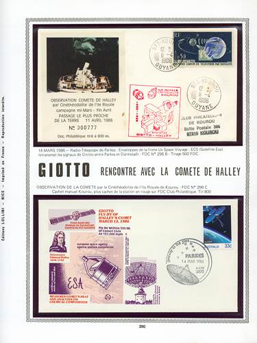 page kourou_390__ de album collection kourou de timbres