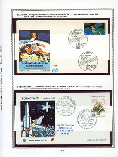 page kourou_405__ de album collection kourou de timbres