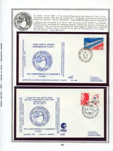 page kourou_407__ de album collection kourou de timbres