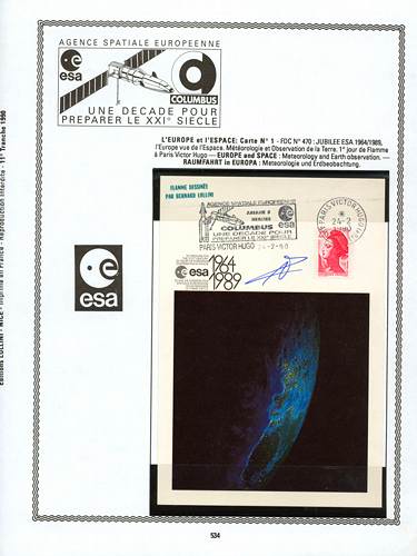 page kourou_534__ de album collection kourou de timbres