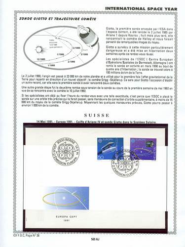 page kourou_565_AJ_ de album collection kourou de timbres