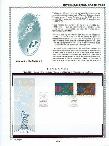 page kourou_565_M_ de album collection kourou de timbres