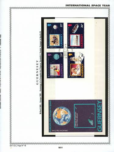 page kourou_565_R_ de album collection kourou de timbres
