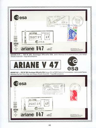 page number kourou_603__ from album kourou to collect stamps