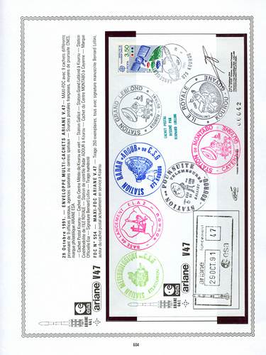 page number kourou_604__ from album kourou to collect stamps