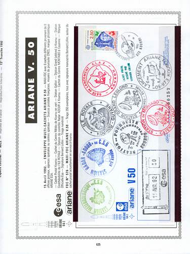 page number kourou_625__ from album kourou to collect stamps