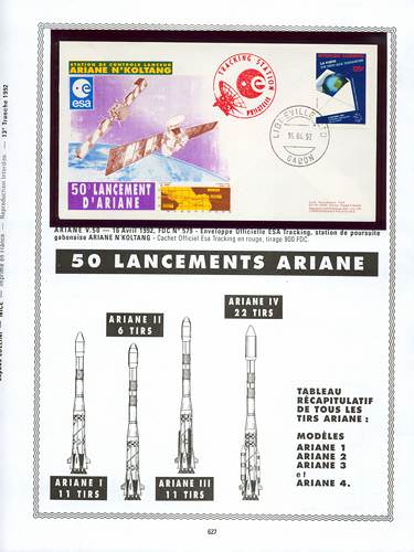 page kourou_627__ de album collection kourou de timbres