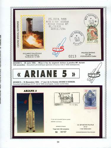 page kourou_721__ de album collection kourou de timbres