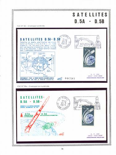 page number kourou_74__ from album kourou to collect stamps