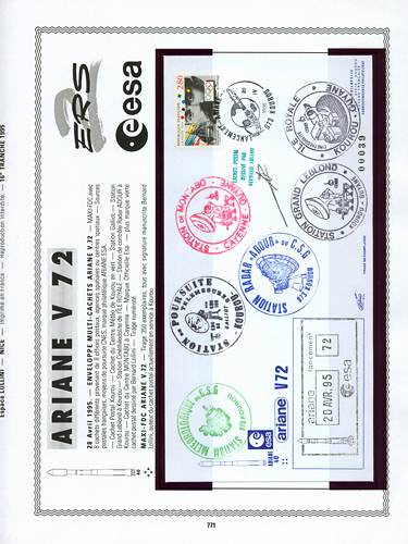 page kourou_771__ de album collection kourou de timbres
