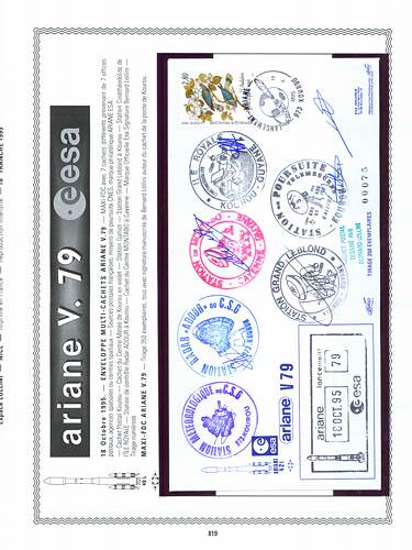 page number kourou_819__ from album kourou to collect stamps