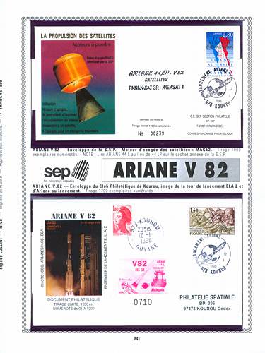 page number kourou_841__ from album kourou to collect stamps