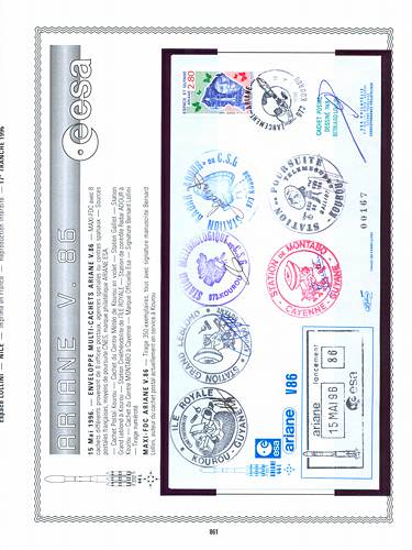 page number kourou_861__ from album kourou to collect stamps