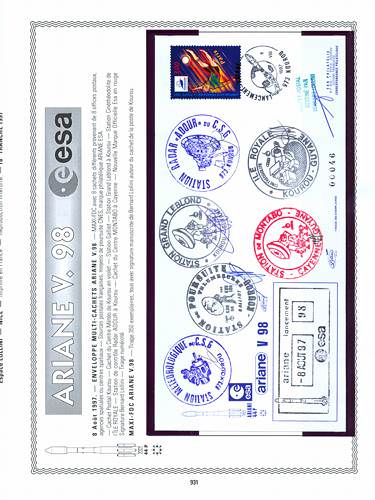 page number kourou_931__ from album kourou to collect stamps