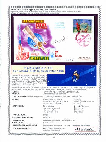 page kourou_932__ de album collection kourou de timbres