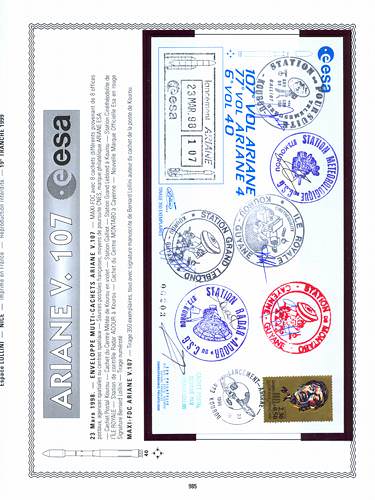 page kourou_985__ de album collection kourou de timbres