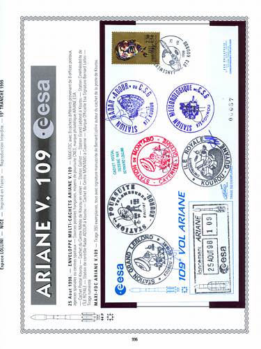 page kourou_996__ de album collection kourou de timbres