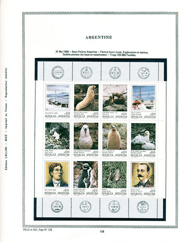 page number pole_126__ from album pole to collect stamps
