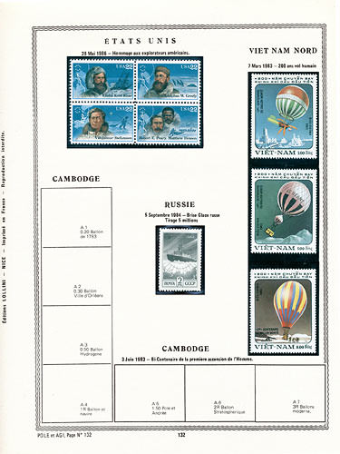 page number pole_132__ from album pole to collect stamps
