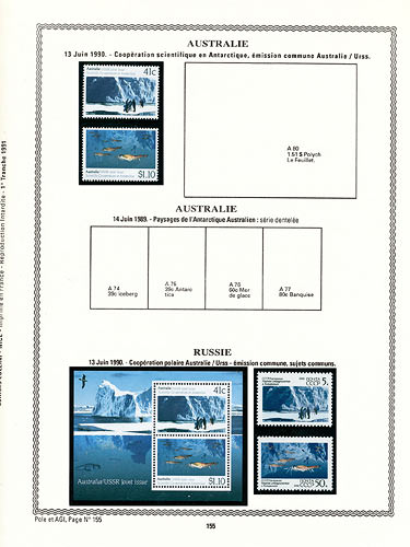 page number pole_155__ from album pole to collect stamps