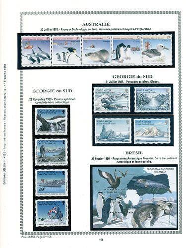 page number pole_158__ from album pole to collect stamps