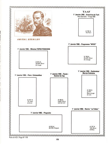 page number pole_179__ from album pole to collect stamps