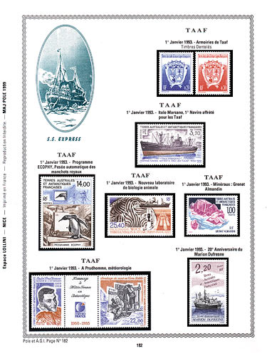 page number pole_182__ from album pole to collect stamps
