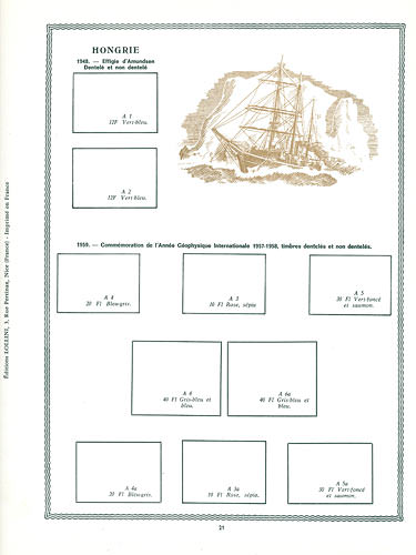 page pole_21__ de album collection pole de timbres