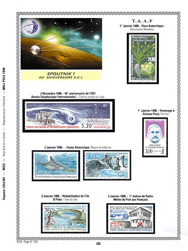 page pole_235__ de album collection pole de timbres
