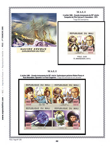 page pole_282__ de album collection pole de timbres