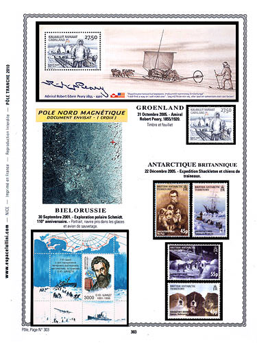 page number pole_303__ from album pole to collect stamps