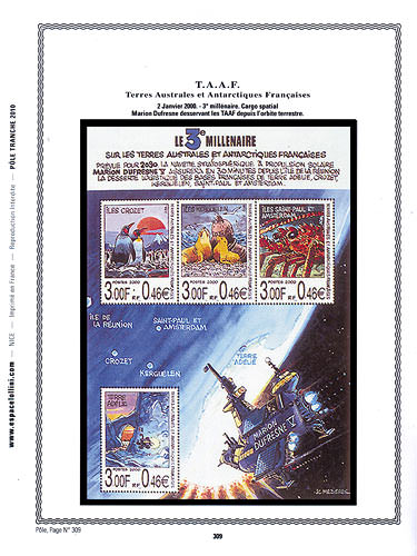 page pole_309__ de album collection pole de timbres