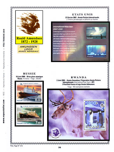 page pole_316__ de album collection pole de timbres