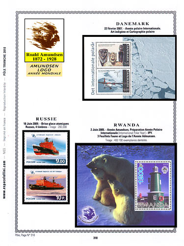 page pole_318__ de album collection pole de timbres