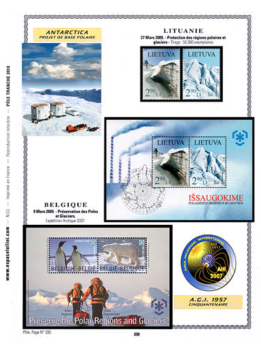 page number pole_330__ from album pole to collect stamps