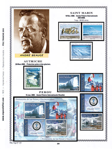 page number pole_331__ from album pole to collect stamps