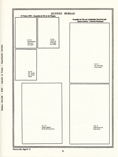 page number pole_71__ from album pole to collect stamps