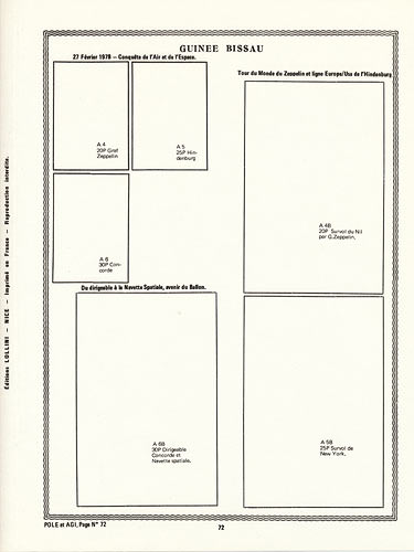 page number pole_72__ from album pole to collect stamps