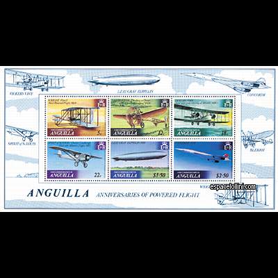 le timbre concorde ANA 7 C 