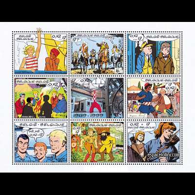 the stamp 10090 BEL 1/9 C