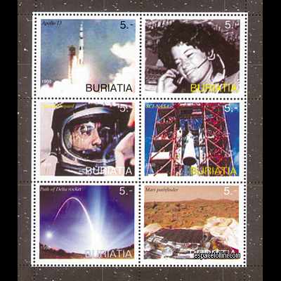 le timbre 9900  BOU 1/6 D