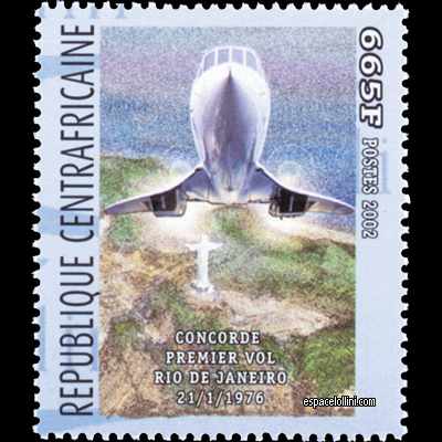 le timbre concorde CAR 40