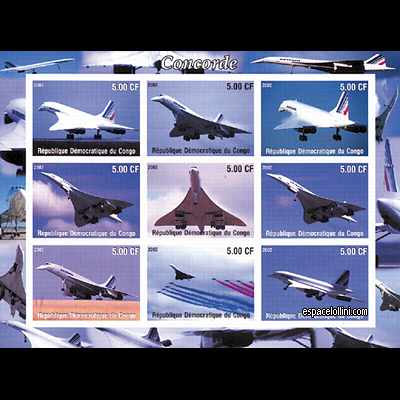 le timbre concorde CON 1/9 CA