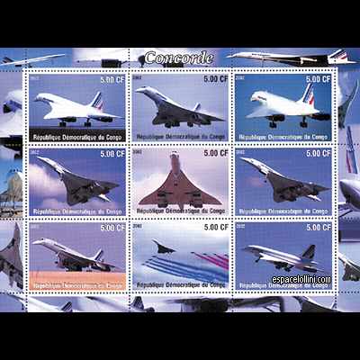 the stamp concorde CON 1/9 C