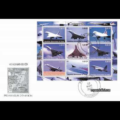 le timbre concorde CON 1/9 F