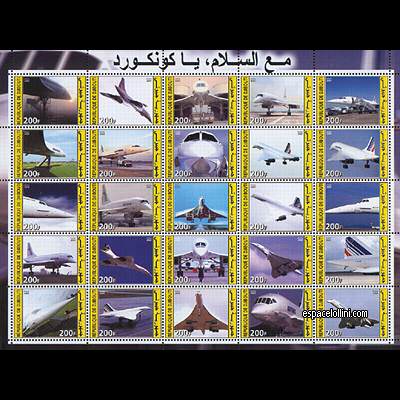 the stamp concorde DJI 25/49 C